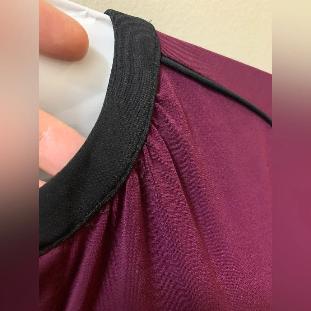 Carl Lagerfeld Aubergine and Black Tunic - Picture 5 of 8